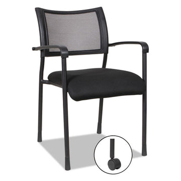 Alera® Alera Eikon Series Stacking Mesh Guest Chair, Supports Up To 275 Lb, Black, 2-carton freeshipping - TVN Wholesale